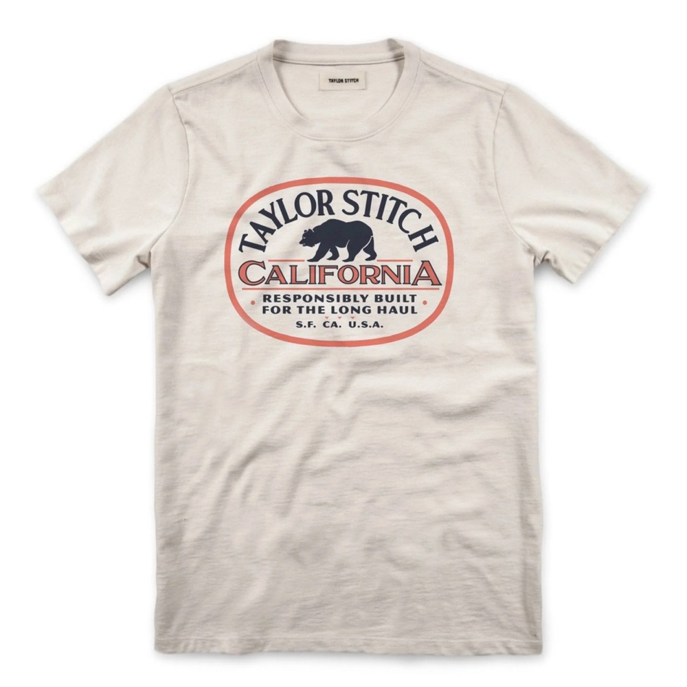 Taylor Stitch - The Heavy Bag Tee
in Vintage California - 42L